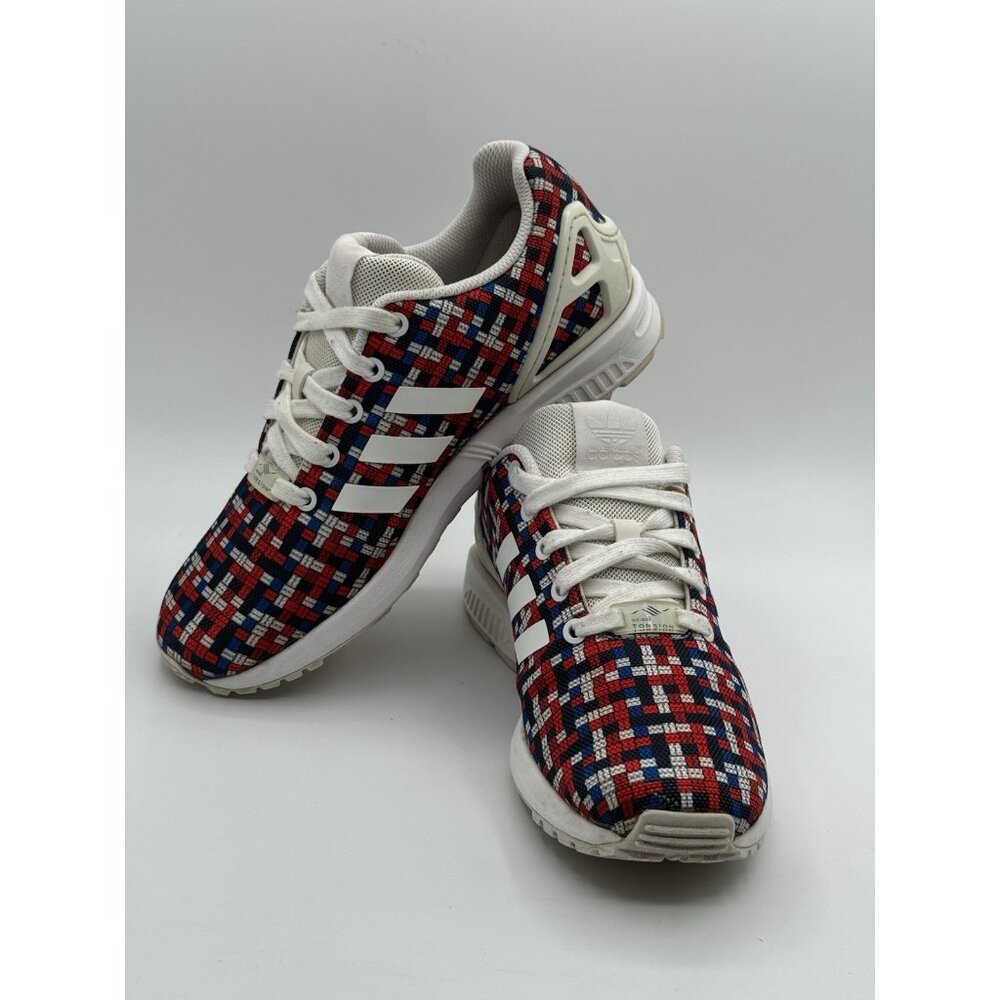 Adidas Womens Girls ZX Flux Torsion Athletic Running Shoes S77906 Size 6 - Picture 8 of 12
